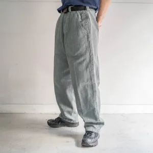 1950-60s Swiss military denim work pants