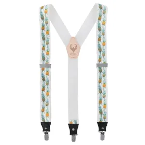 Ascentix Men's Pineapple Clip End Suspenders