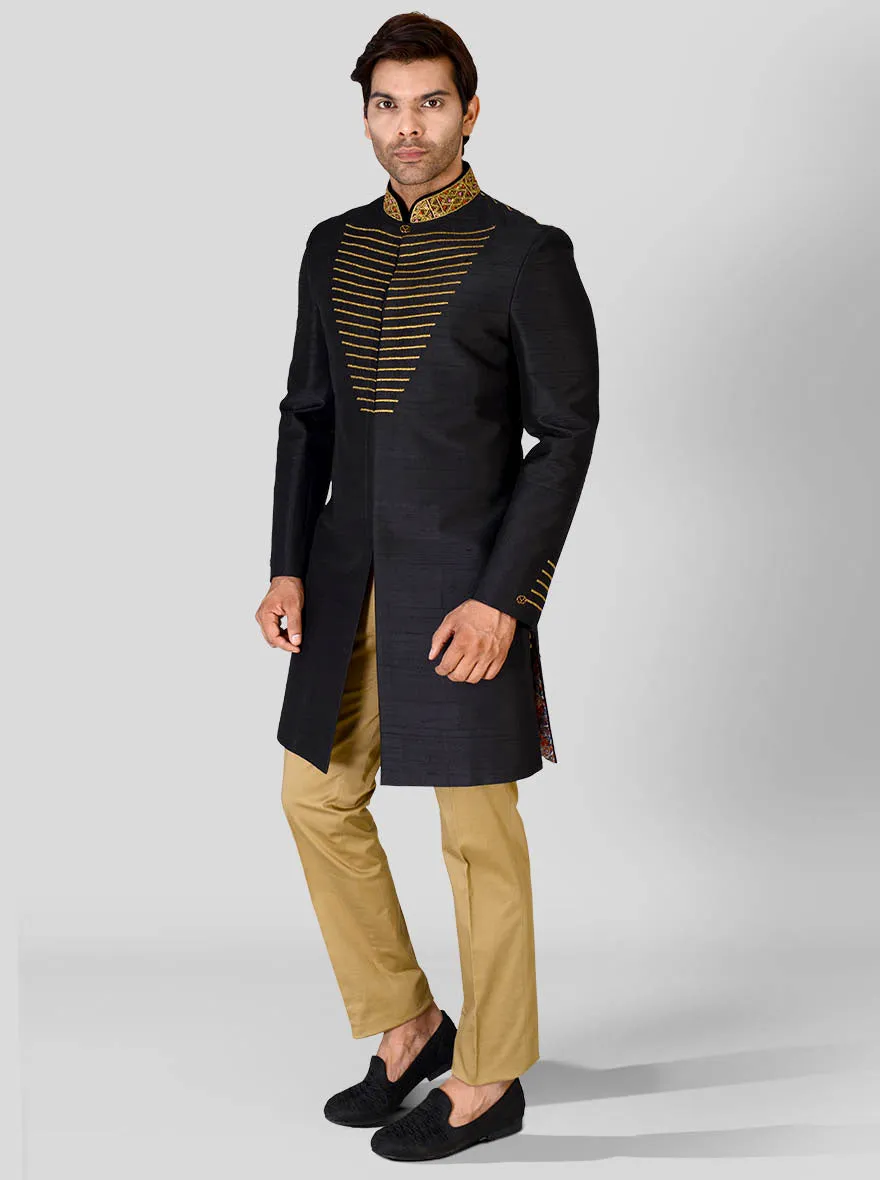 Black Indowestern | Siddhesh Chauhan