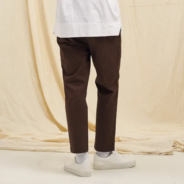 Boysnextdoor Tapered Cropped Chino Pants Brown