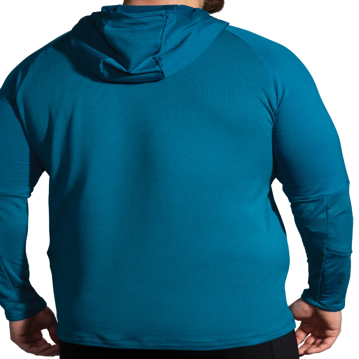 Brooks 10 Mile Notch Thermal Hoodie - Ocean (Men's Sizing)