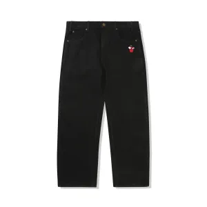 Butter Goods - Big Apple Denim Jeans (Washed Black)