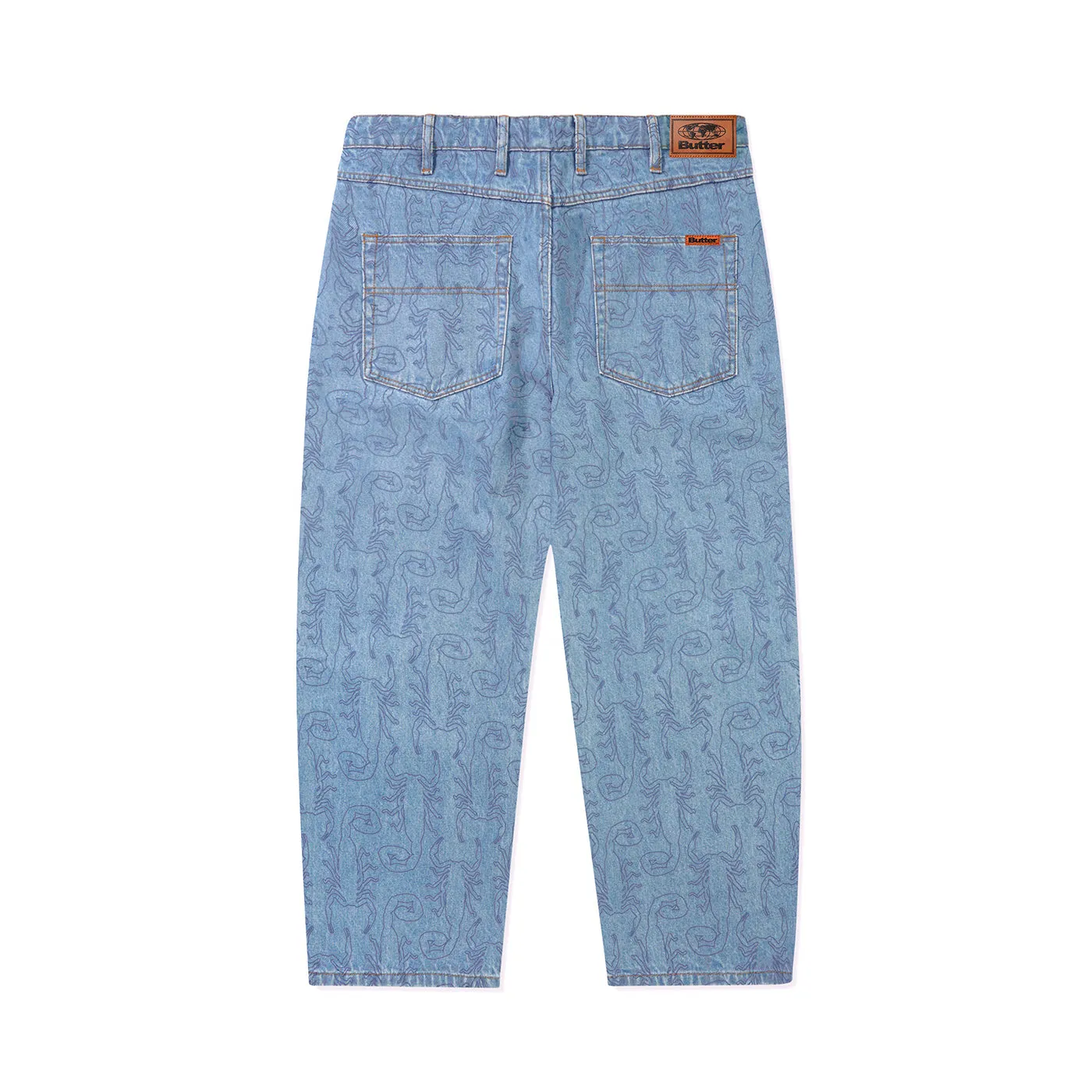 Butter Goods Scorpion Denim Jeans - Washed Indigo