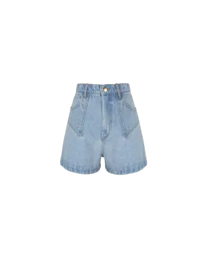 CLOVER DENIM SHORT BLUE