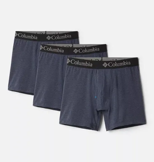 Columbia Men's Performance Tri-Blend Stretch 3 PK Boxer Brief