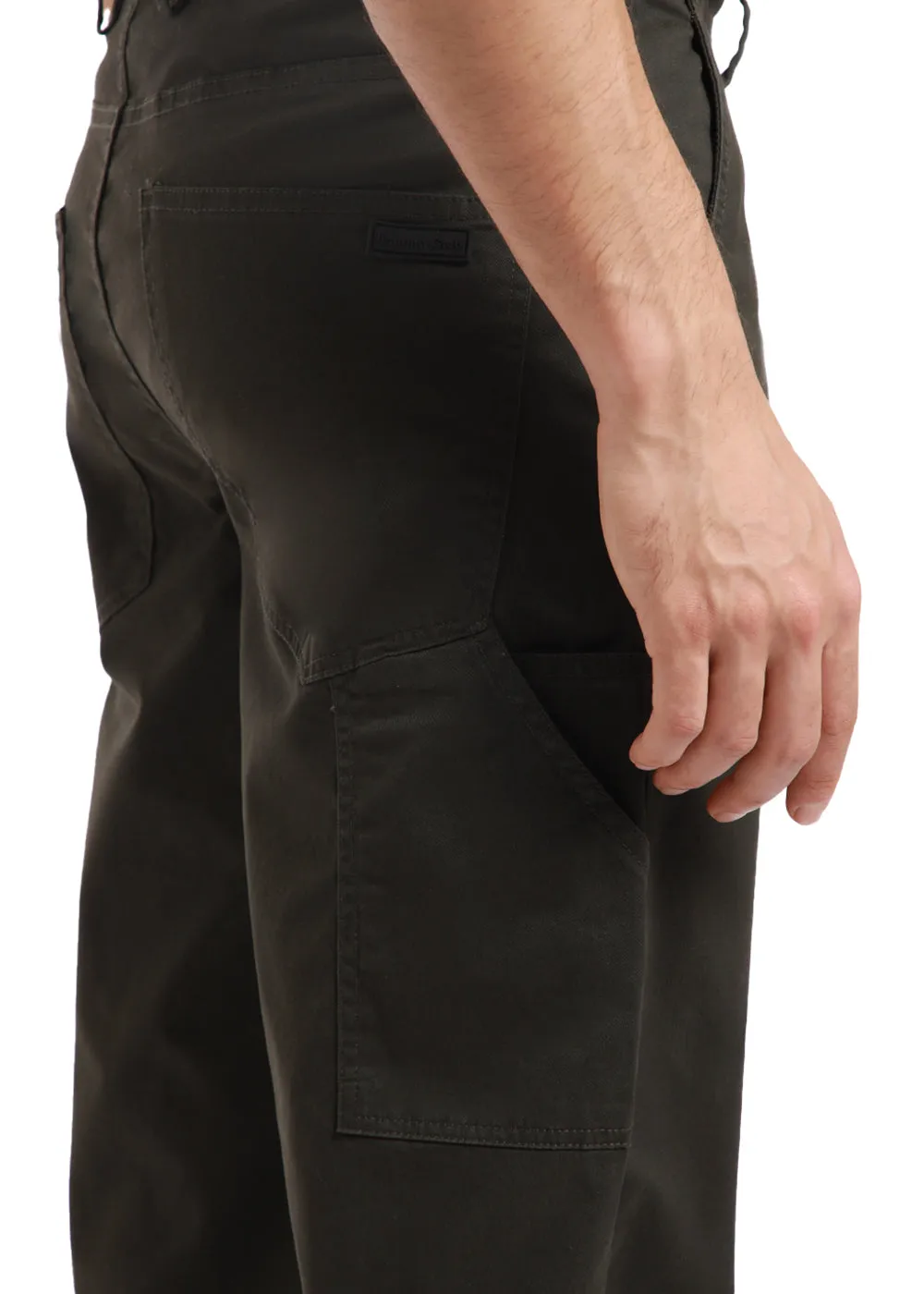 Dark Emerald Green Carpenter Pants