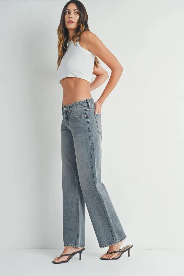 Just Black Denim - Tint Relaxed Straight Leg Denim | Vintage Light