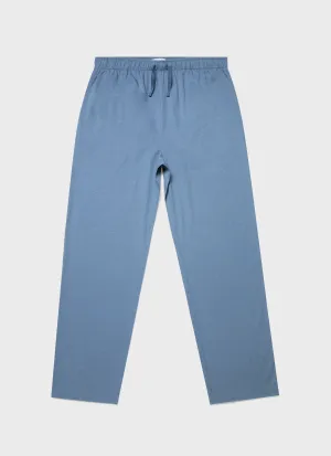 Men's Cotton Modal Lounge Pant in Bluestone