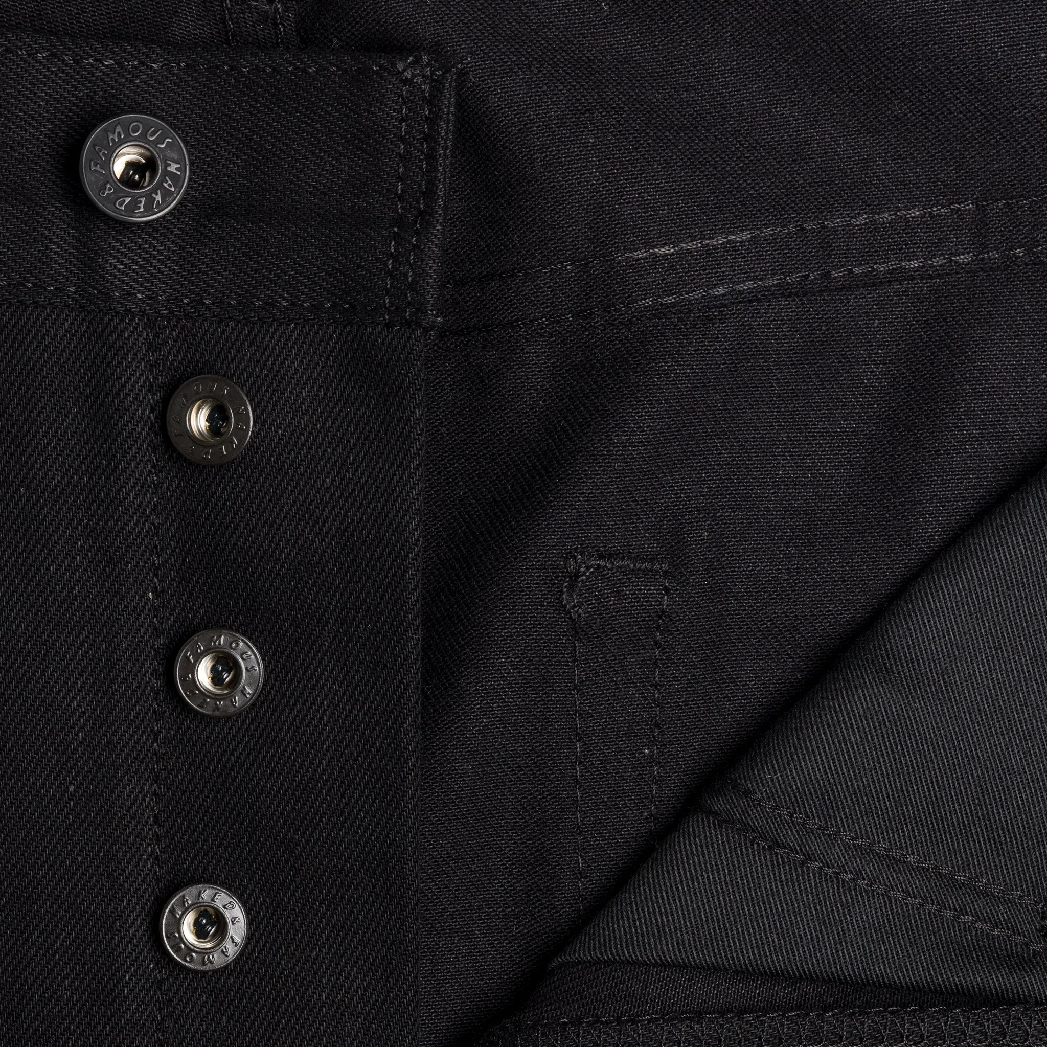 Strong Guy - Solid Black Selvedge