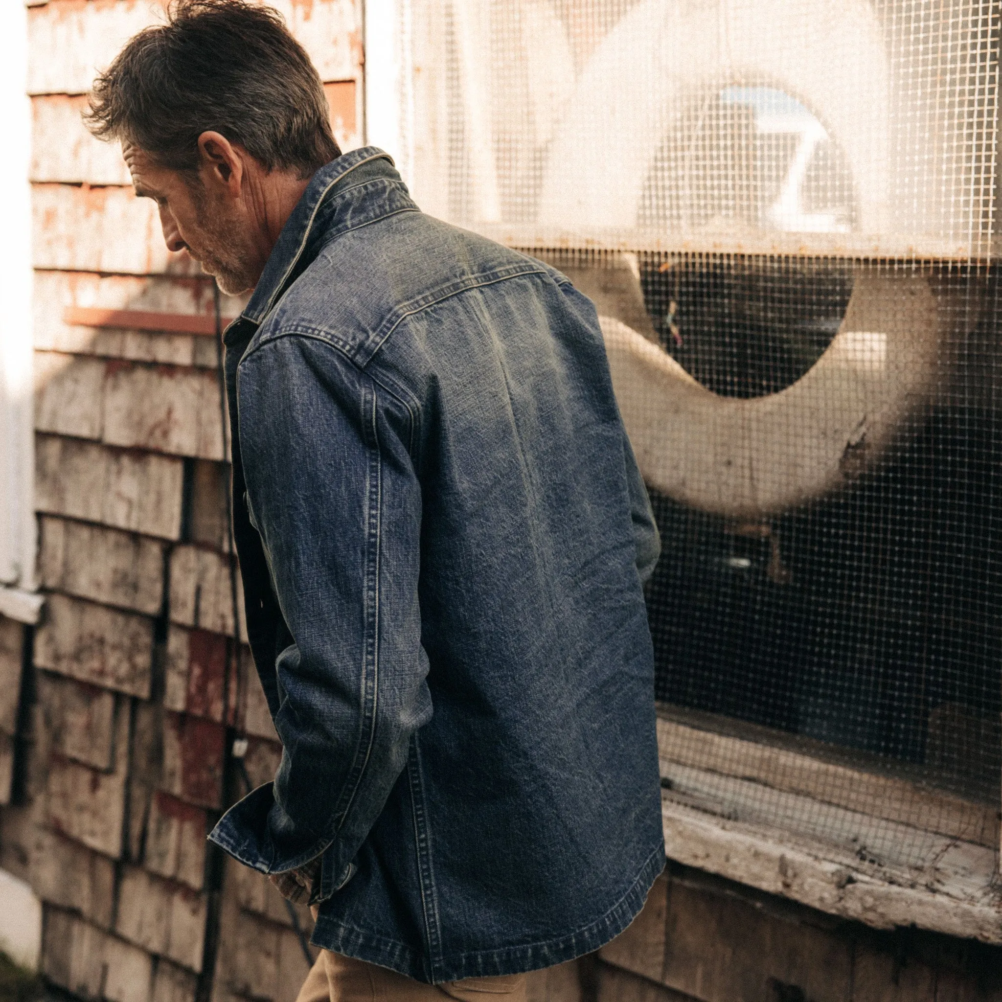 The Shop Shirt in Sawyer Wash Selvage Denim