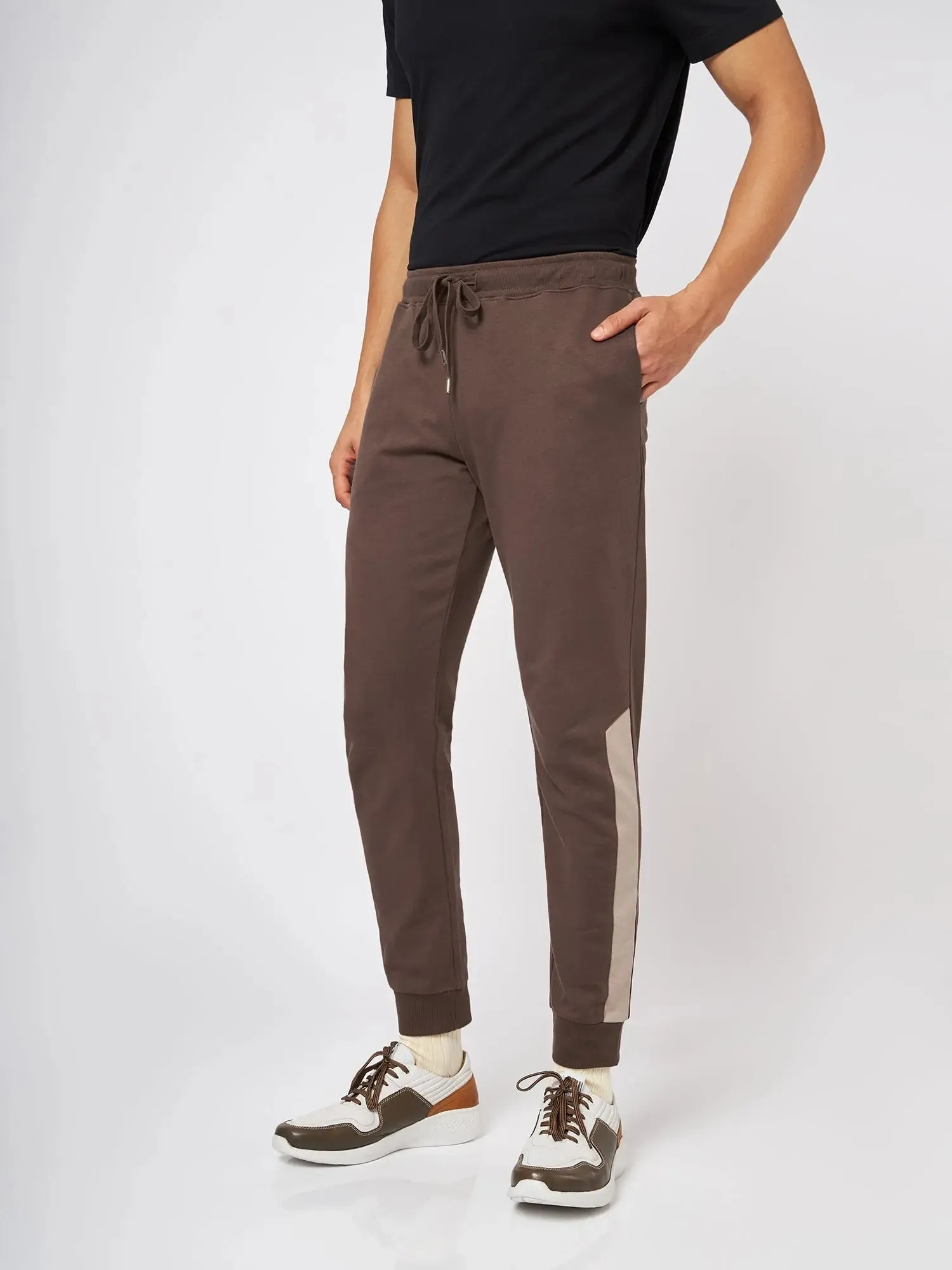 Vietnam Brown and Beige Game Changer Joggers