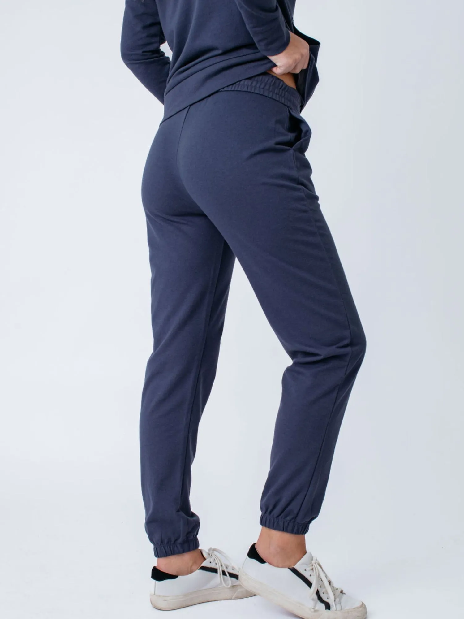 Women's Odyssey Blue Terry Jogger